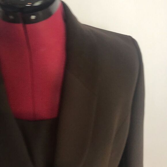 Le Suit Blazer Women’s Petite Size 4P Brown 2-Piece Set Blazer & Tank NWT - Picture 7 of 11